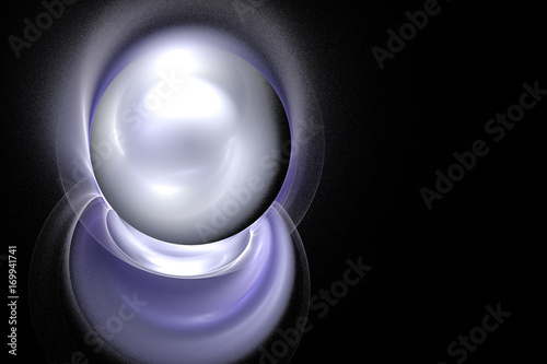 fractal drop or planet from another universe © mariyakuprevich