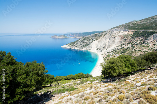 Fototapeta Naklejka Na Ścianę i Meble -  Summer panorama Greece - sea, sun, beach