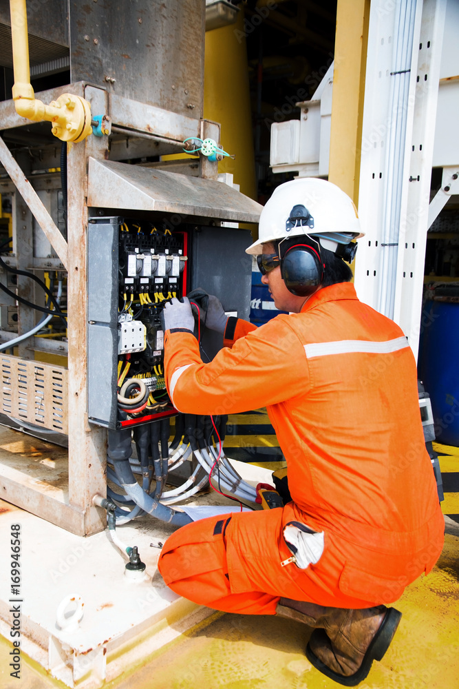 Electrical and instrument technician maintenance electric system of