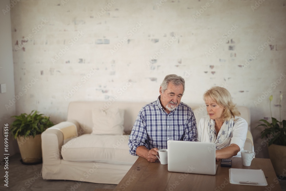 Senior couple using laptop Senior couple using laptop