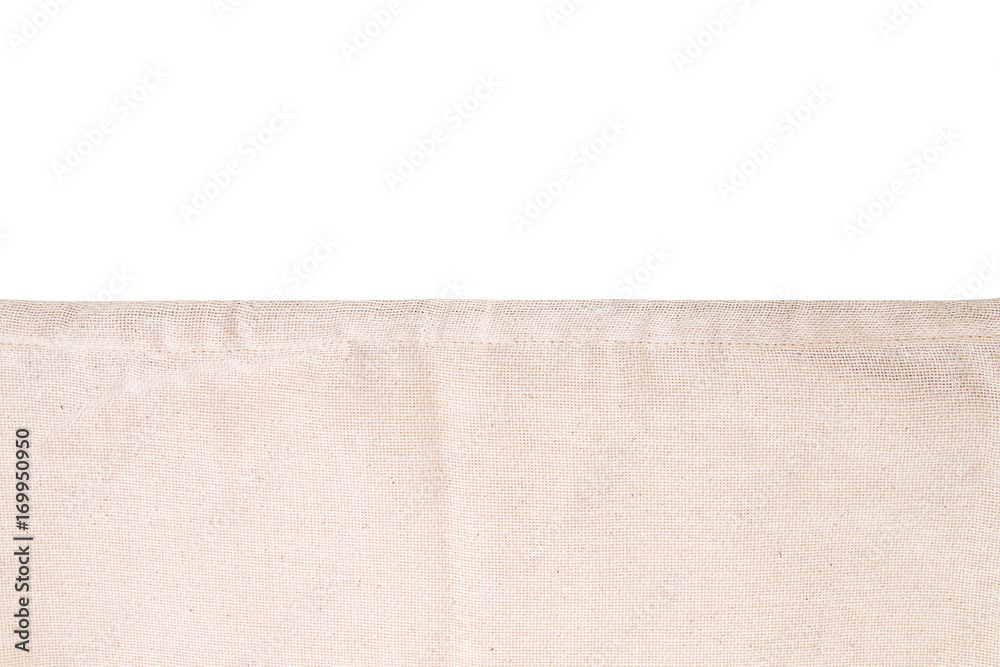 A piece of beige cloth