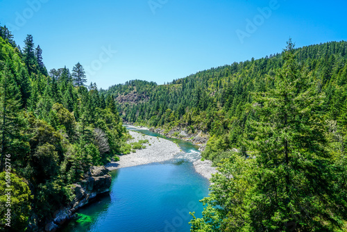 The incredible clear waters of Redwood Creek that runs through Redwood National Park.