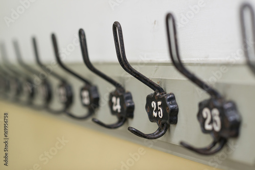 Fotografie Old fashioned coat rack.
