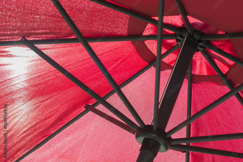Фотография Red umbrella with Sun.