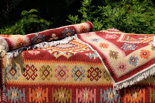 Traditional Bosnian handmade carpets 