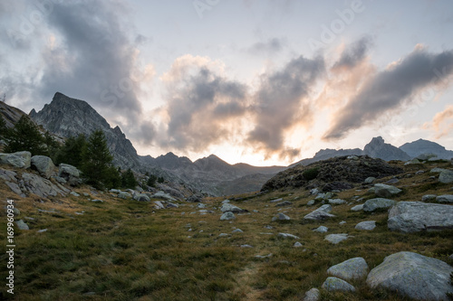 Fototapeta Naklejka Na Ścianę i Meble -  Landscape Mercantour French Alps