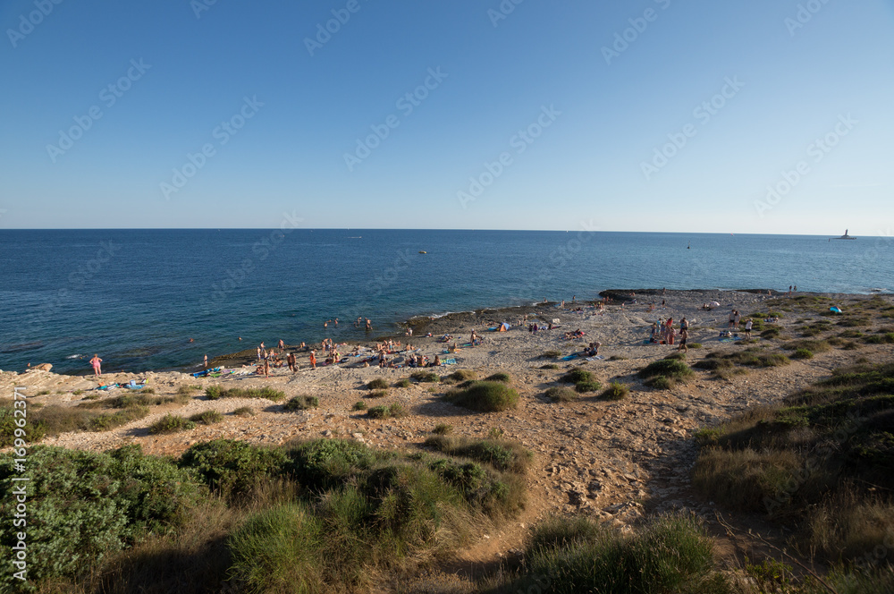 Mittelmeer in Istrien am Kap Kamenjak