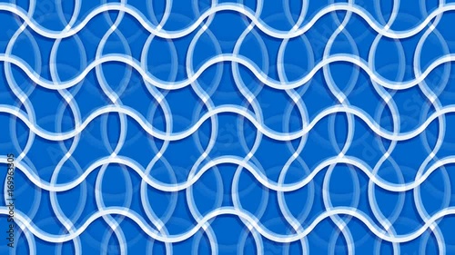 Seamless loop animation background with stylish pattern of mesh. Every sheet of this clip is a seamless pattern