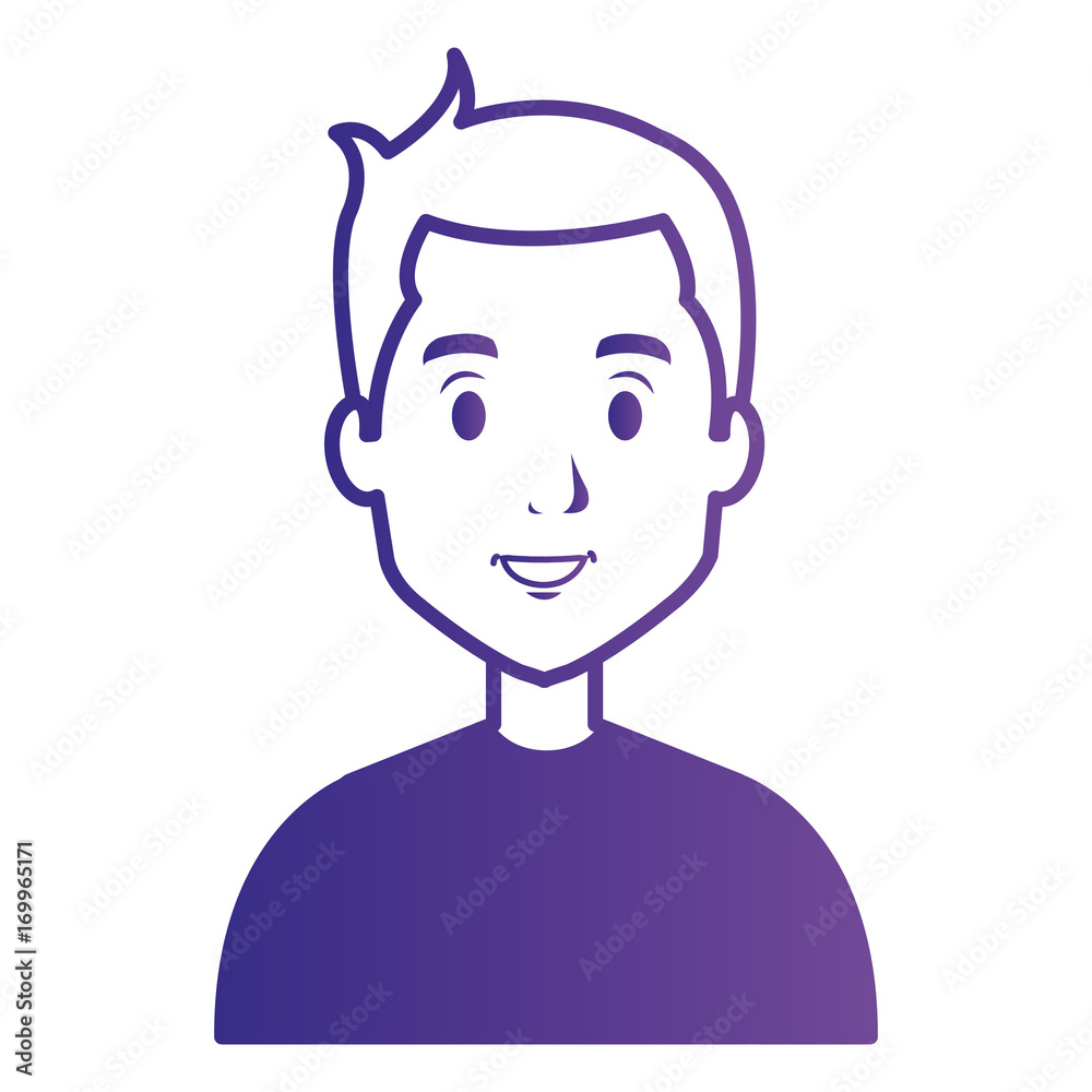 young man avatar character vector illustration design young man avatar character vector illustration design