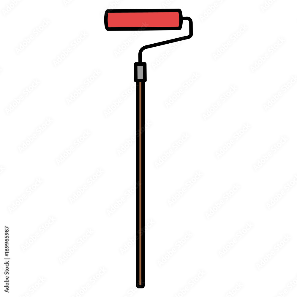 paint roller isolated icon vector illustration design paint roller isolated icon vector illustration design
