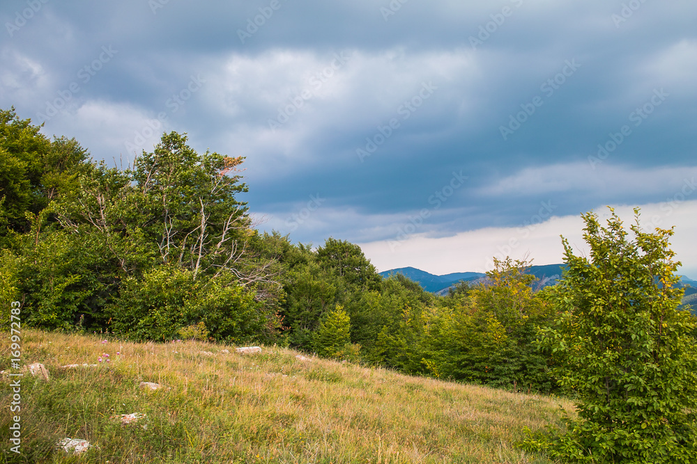 Rocky mountain landscape in Crimea, Russia