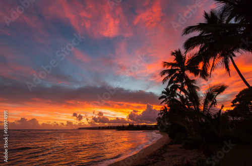North shore Oahu Tropical Sunrise photo