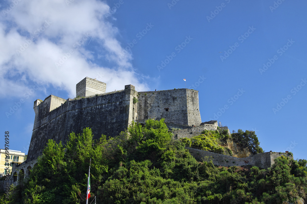The Castello di Lerici, Liguria region, Italy