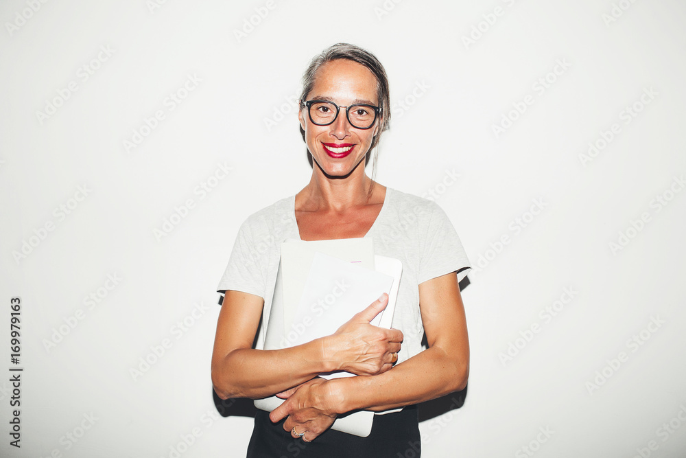 Portrait of a beautiful woman in her 40's Portrait of a beautiful woman in her 40's