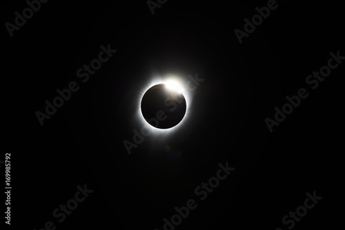 2017 Total Solar Eclipse From the Centerline, Salem Oregon, Marion County - The Diamond, End of Totality