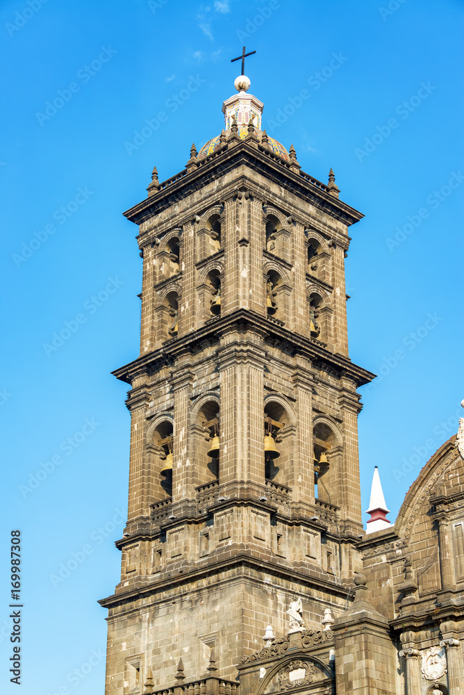 Puebla Cathedral Spire