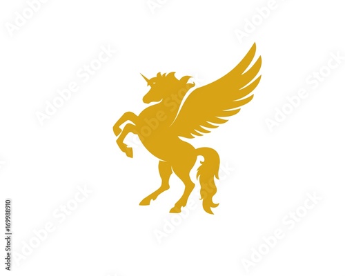 Pegasus horse logo