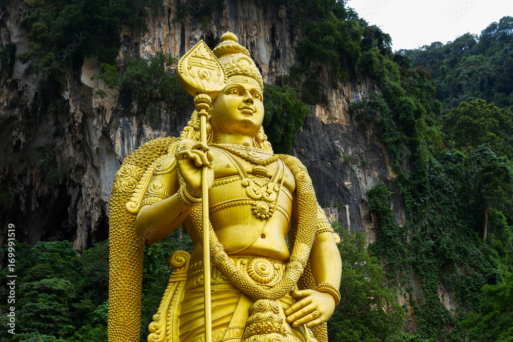 Golden statue of Shiva Golden statue of Shiva