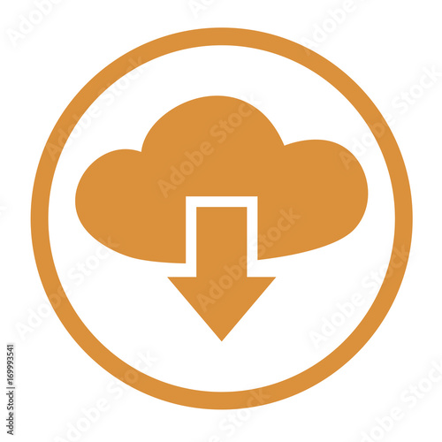 cloud download iconc
