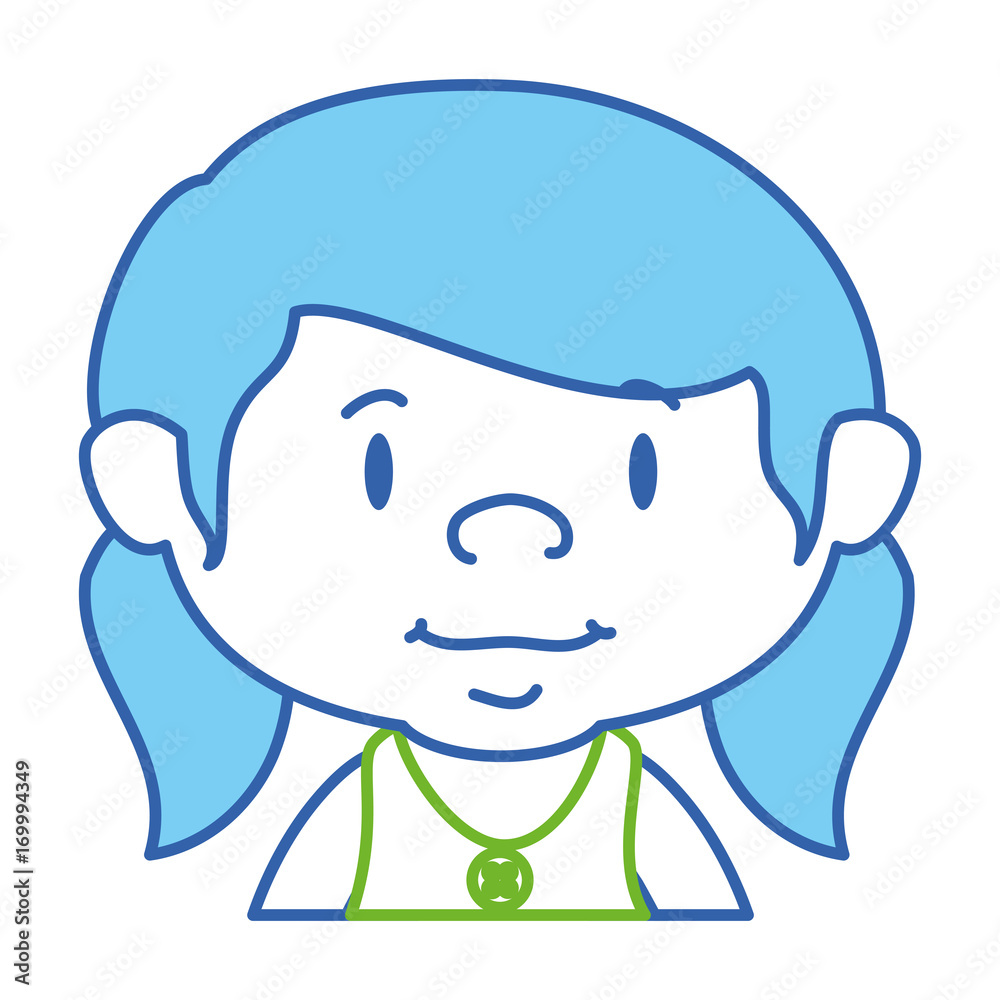 cute little girl character vector illustration design cute little girl character vector illustration design