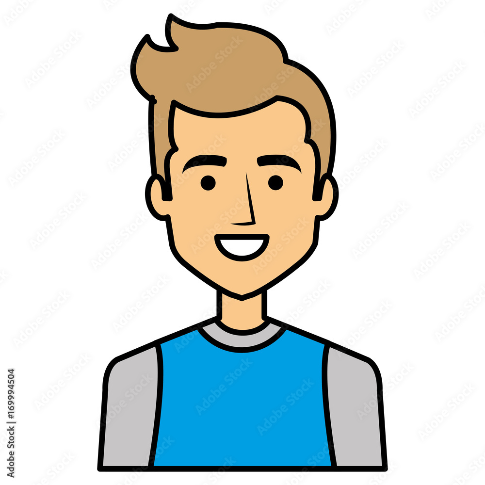young man avatar character vector illustration design young man avatar character vector illustration design