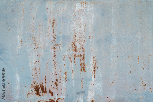 metal wall with rust