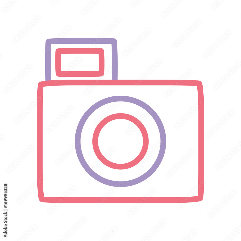 photographic camera icon over white background vector illustration photographic camera icon over white background vector illustration