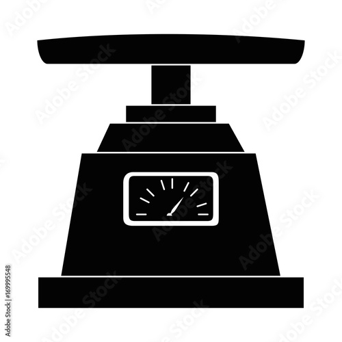 gramer measure scale icon vector illustration design photo