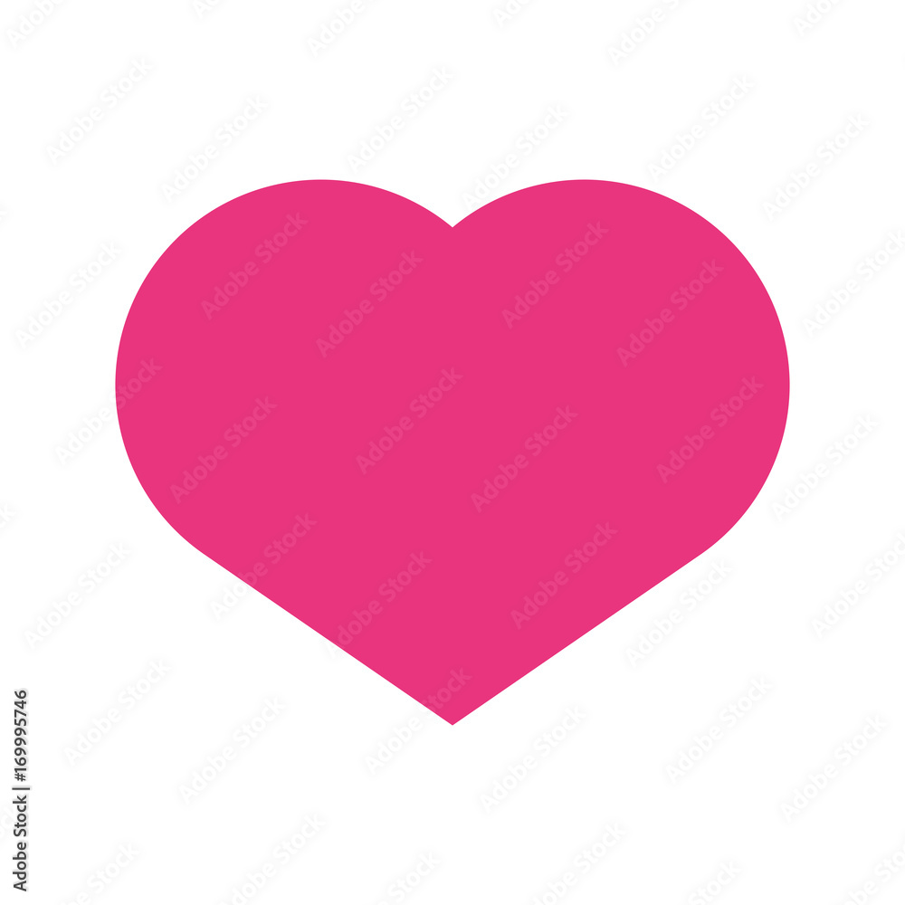 colorful  decorative heart  over white background  vector illustration