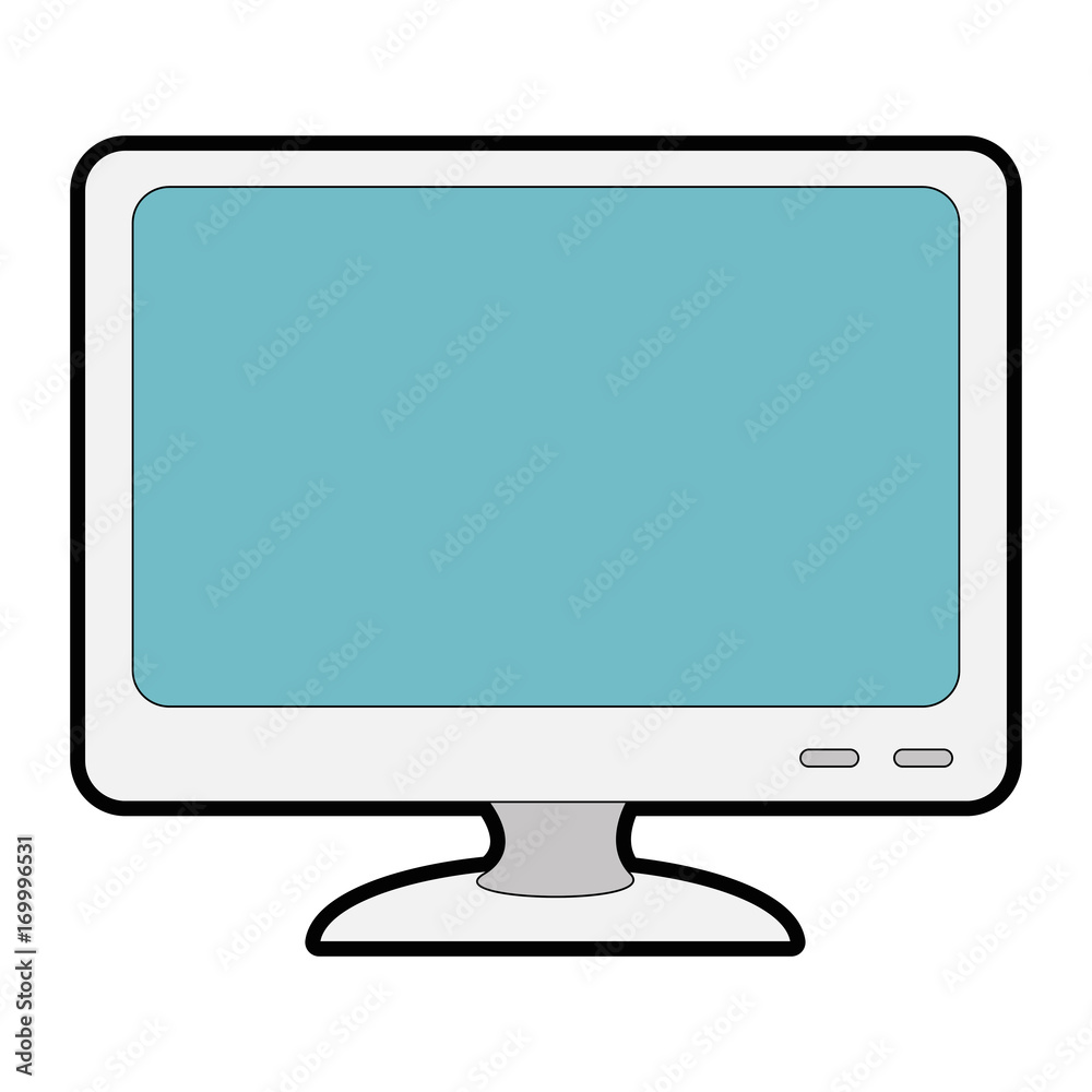 monitor computer isolated icon vector illustration design monitor computer isolated icon vector illustration design
