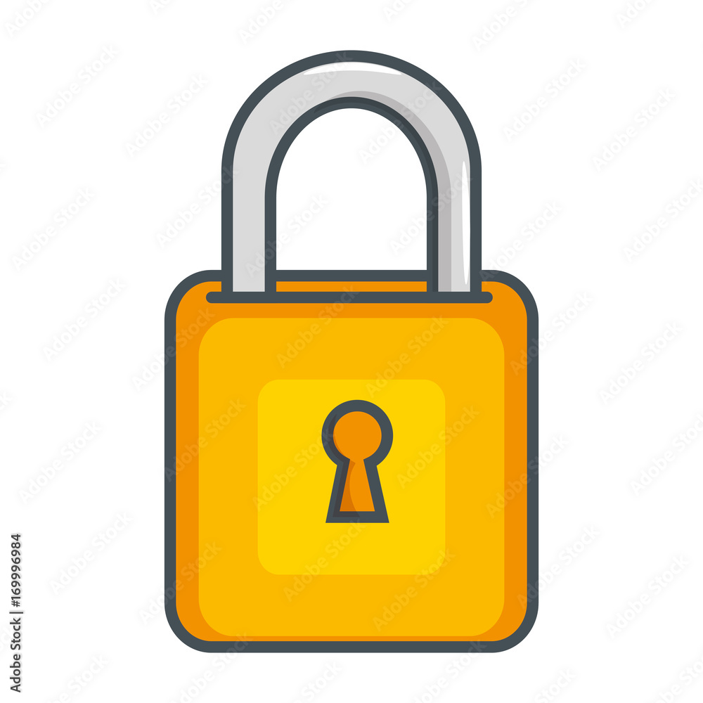 safe secure padlock icon vector illustration design safe secure padlock icon vector illustration design