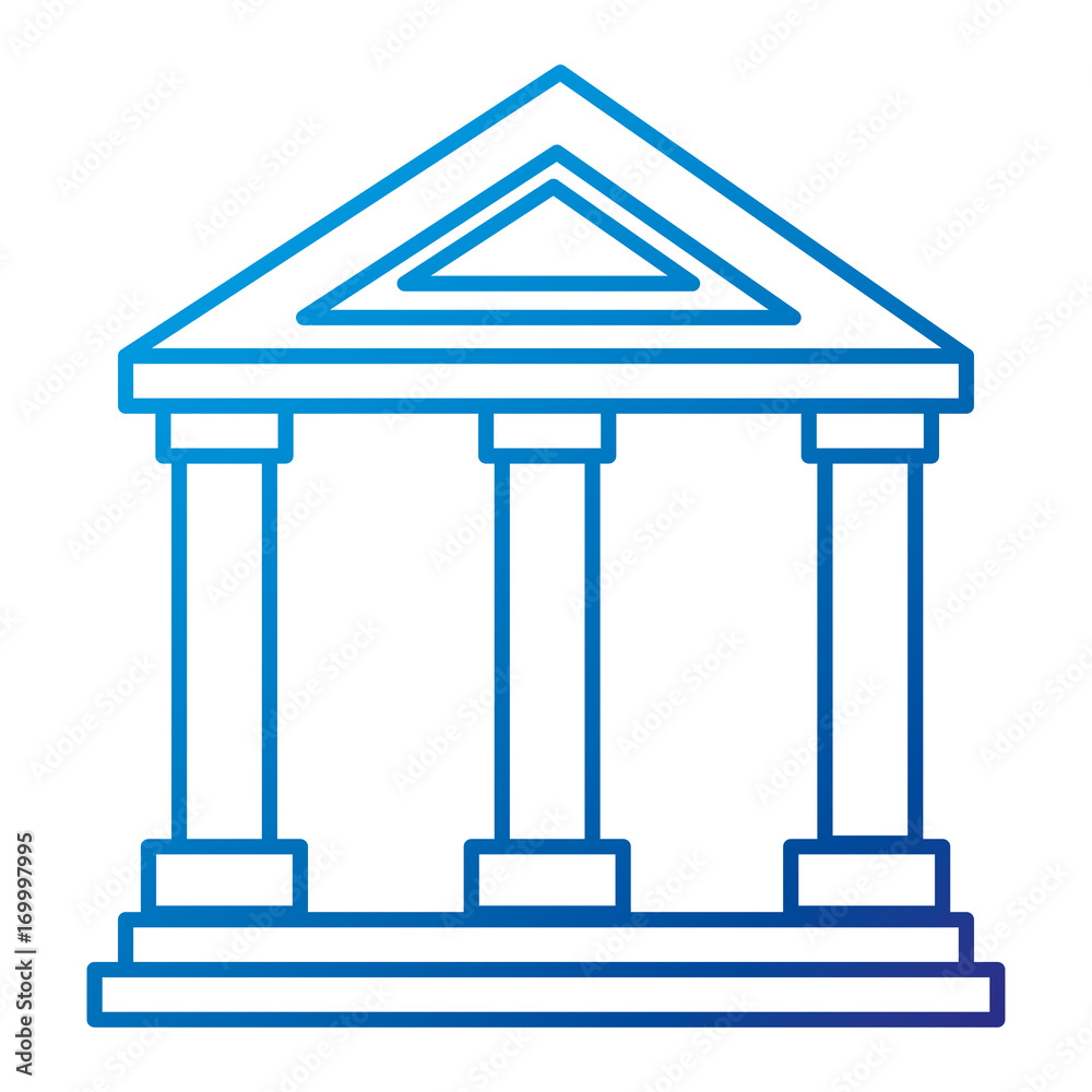 building with columns icon vector illustration design building with columns icon vector illustration design