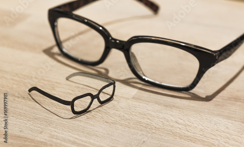 big and mini eyeglasses