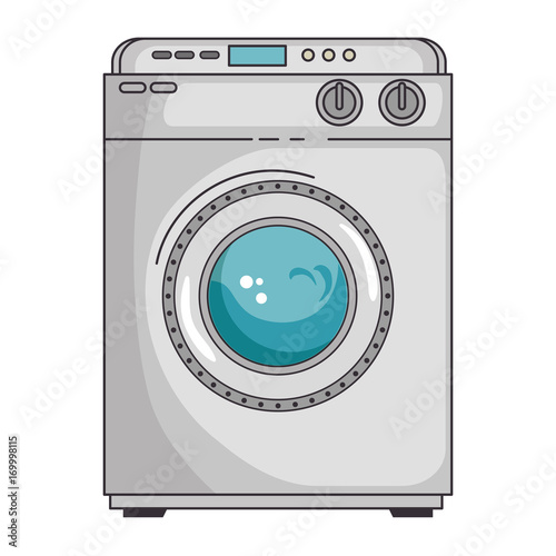 washer machine isolated icon vector illustration design