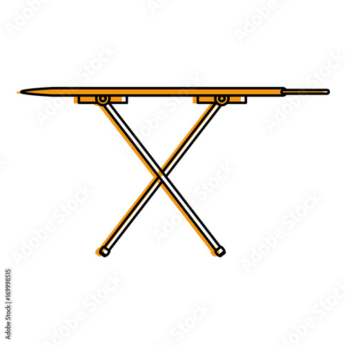 ironing board isolated icon vector illustration design