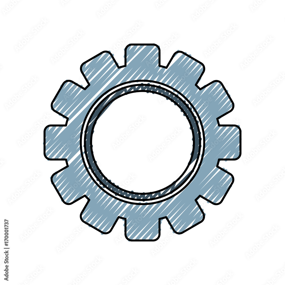 gear wheel icon over white background vector illustration gear wheel icon over white background vector illustration