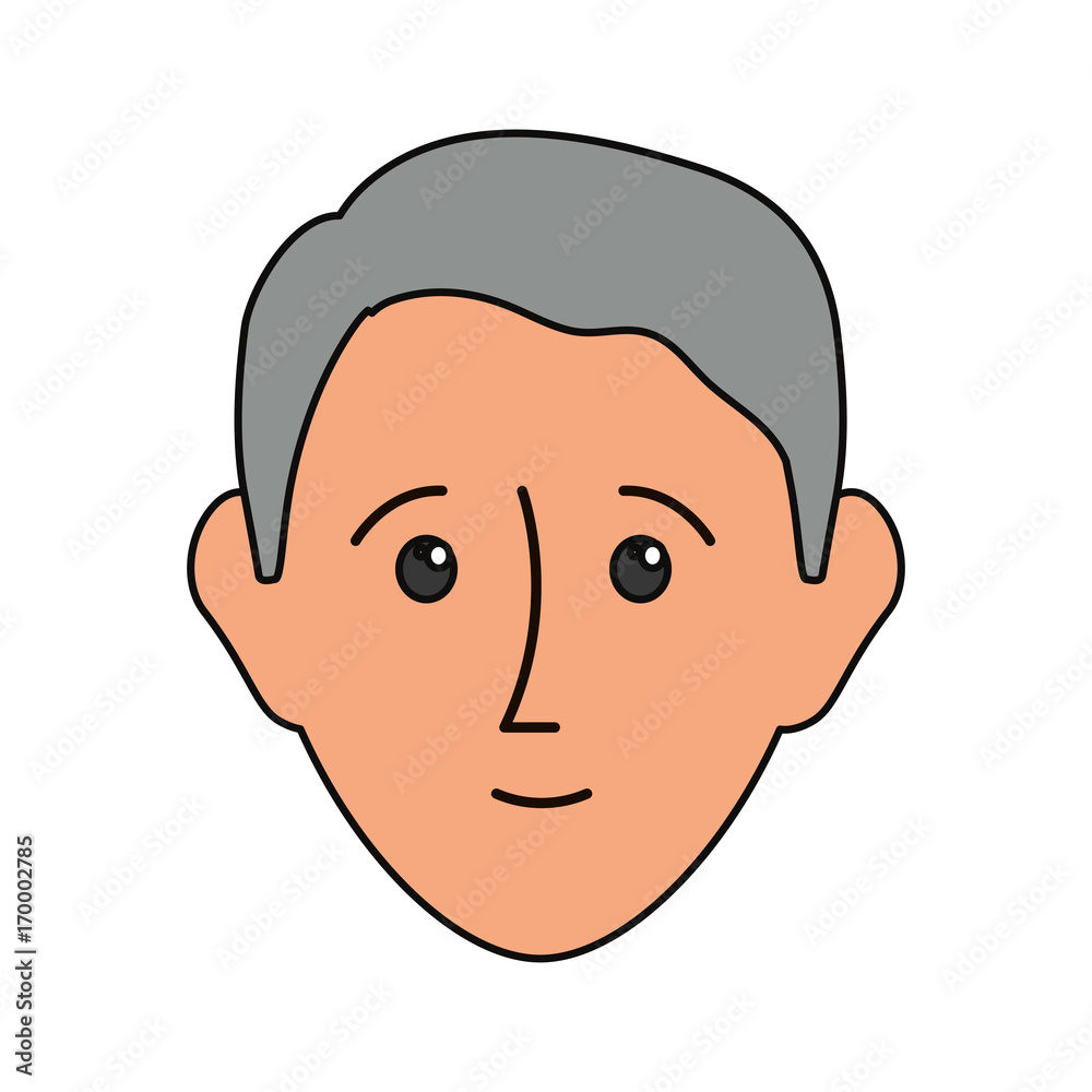 cartoon man face icon over white background colorful design vector illustration cartoon man face icon over white background colorful design vector illustration