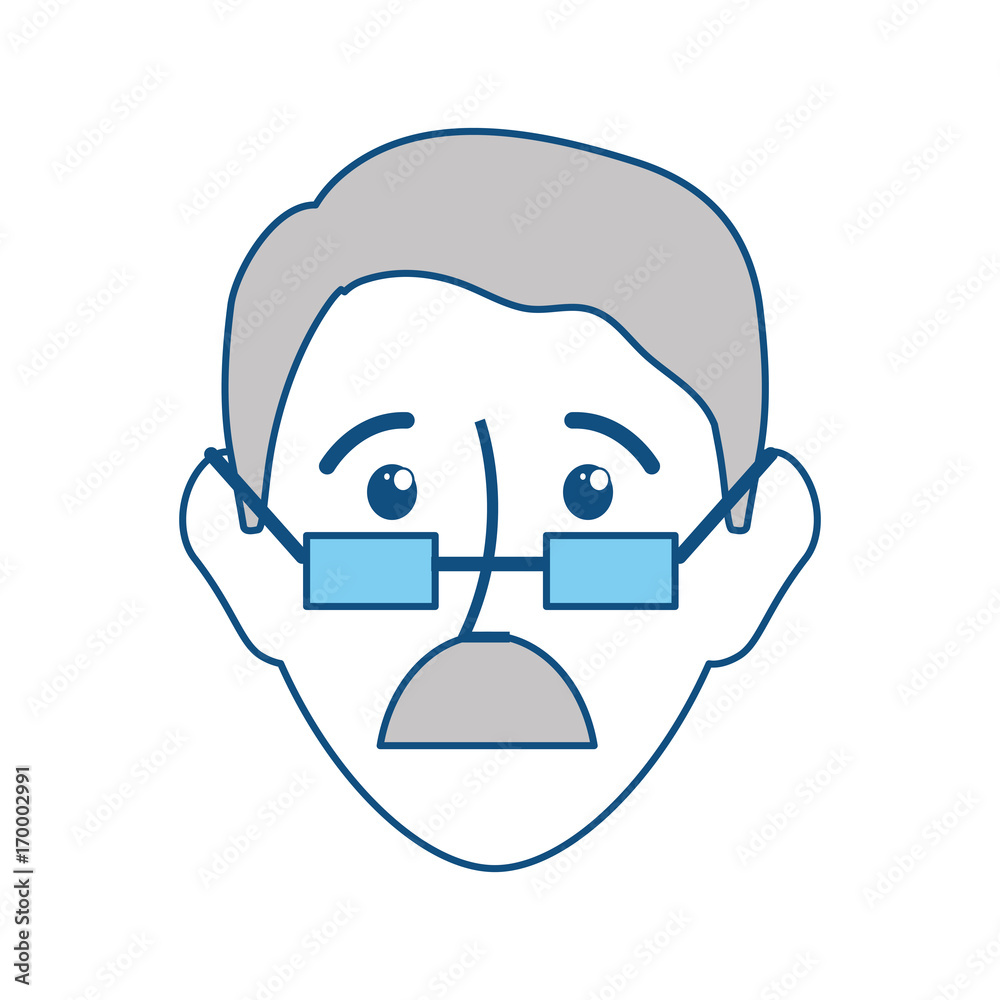 man with glasses icon over white background vector illustration man with glasses icon over white background vector illustration