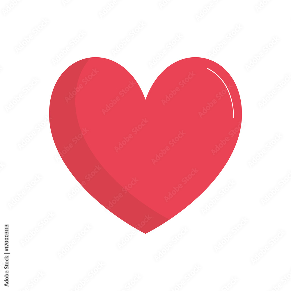 heart icon over white background vector illustration heart icon over white background vector illustration