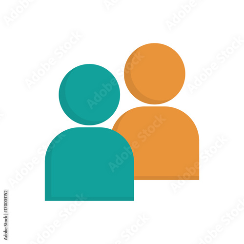 avatar people icon over white background vector illustration