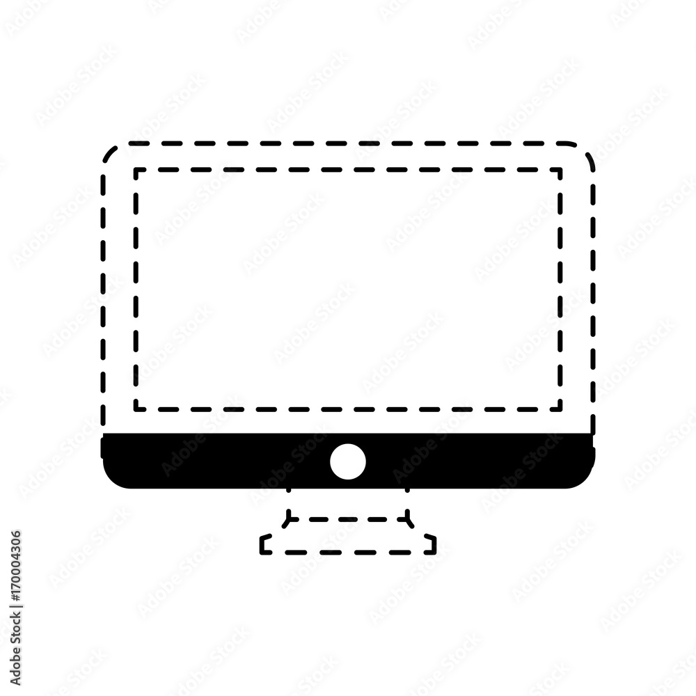 computer icon over white background vector illustration computer icon over white background vector illustration