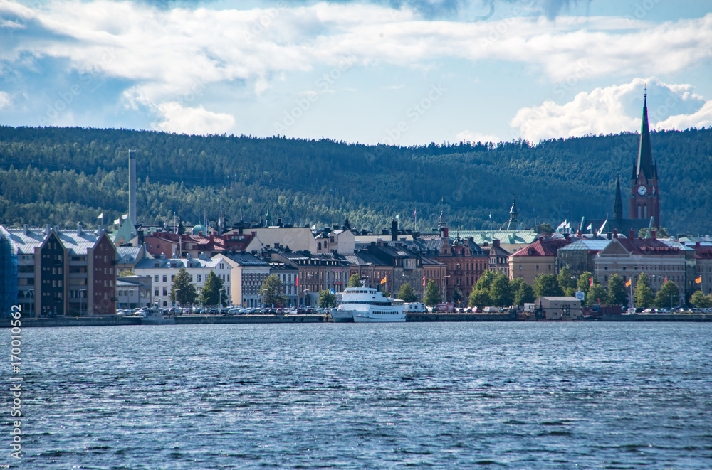 Fototapeta premium Sundsvall från Skönsberg