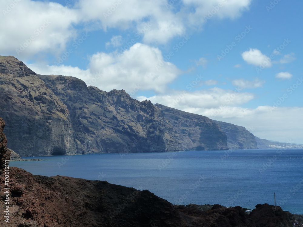 Coast line of Tenerife, Cliffs of the Giants