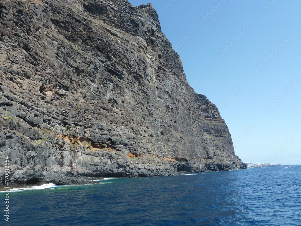 Impressive view of the Cliffs of the Giants, Tenerife