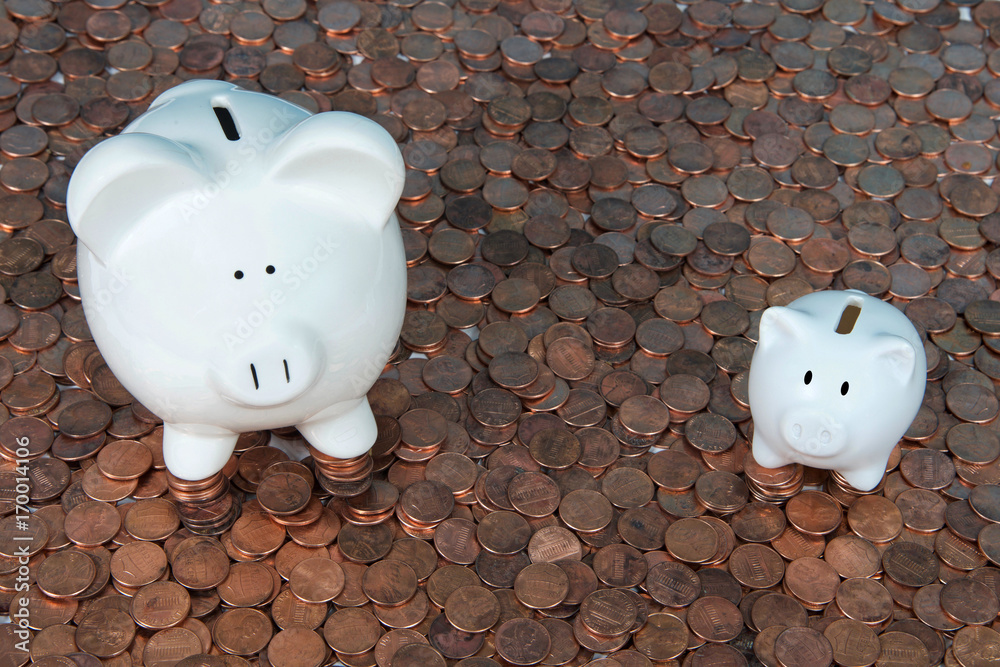 Large penny bank discount