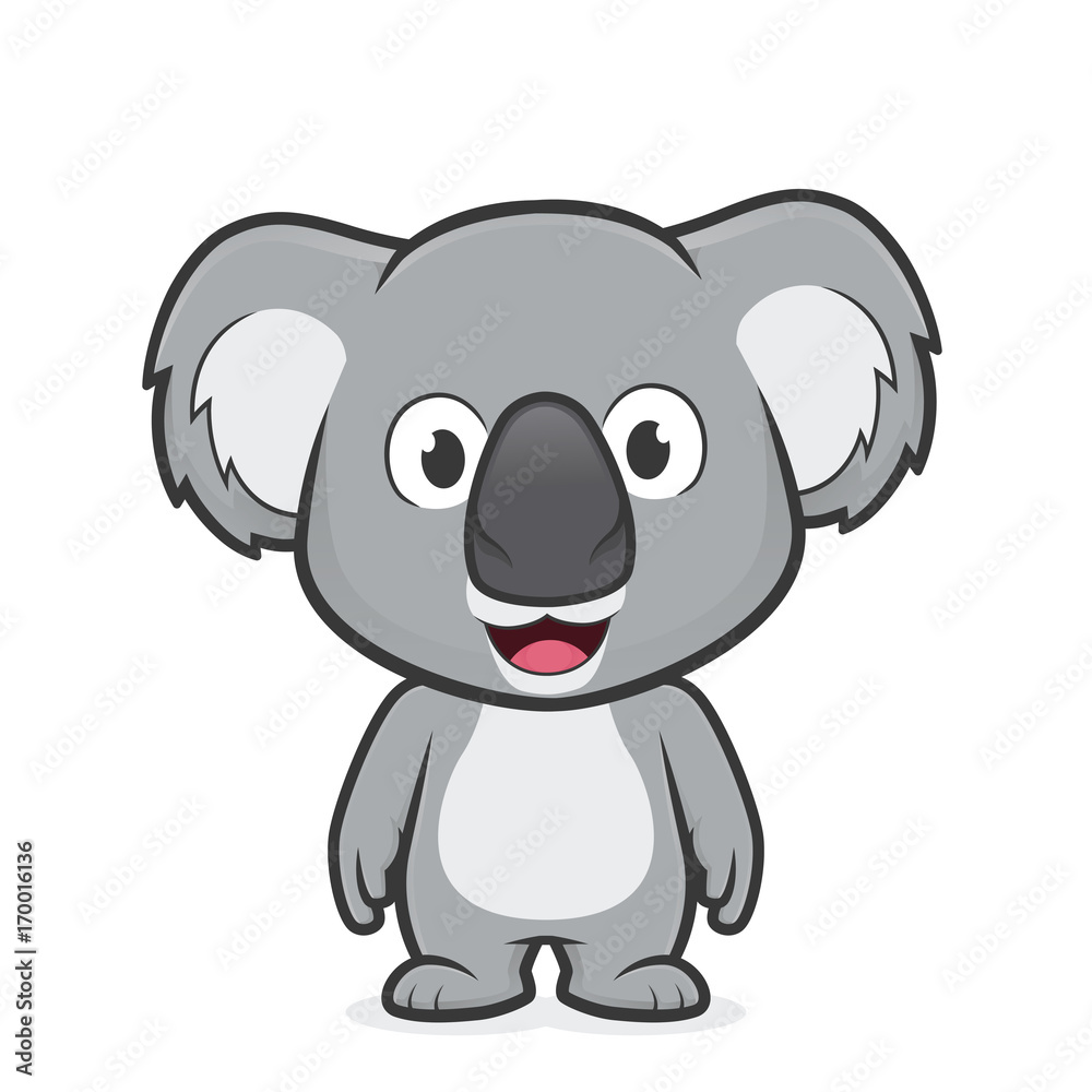 Obraz premium Stojący Koala