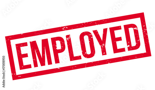 Employed rubber stamp. Grunge design with dust scratches. Effects can be easily removed for a clean, crisp look. Color is easily changed.