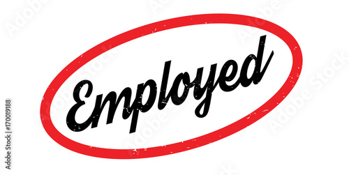 Employed rubber stamp. Grunge design with dust scratches. Effects can be easily removed for a clean, crisp look. Color is easily changed.