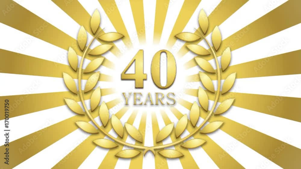Video. Laurel. Gold. 40 years