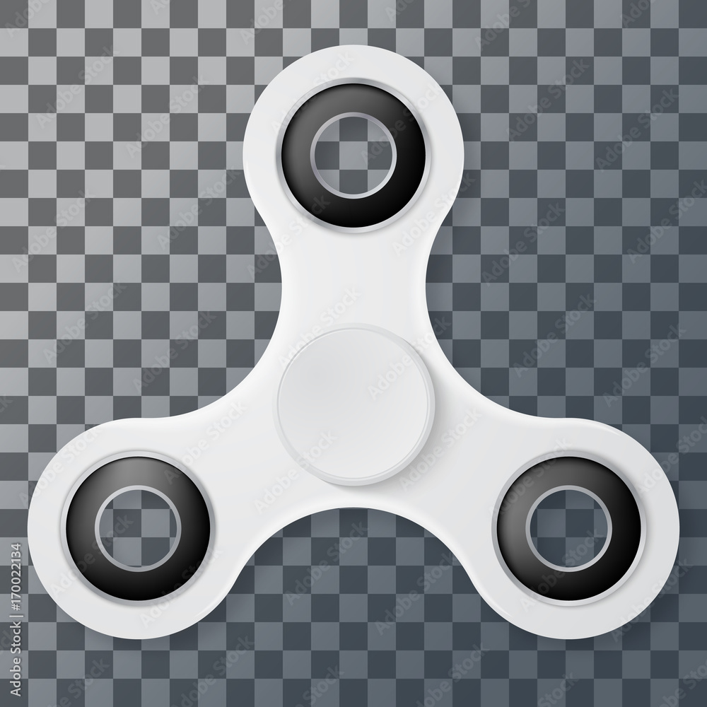 Vector illustration of Hand fidget spinner Vector illustration of Hand fidget spinner